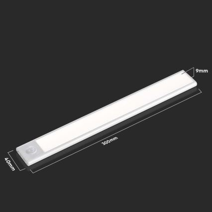 LED Keittiökaapinalusvalo anturilla LED/1,5W/5V 4000K