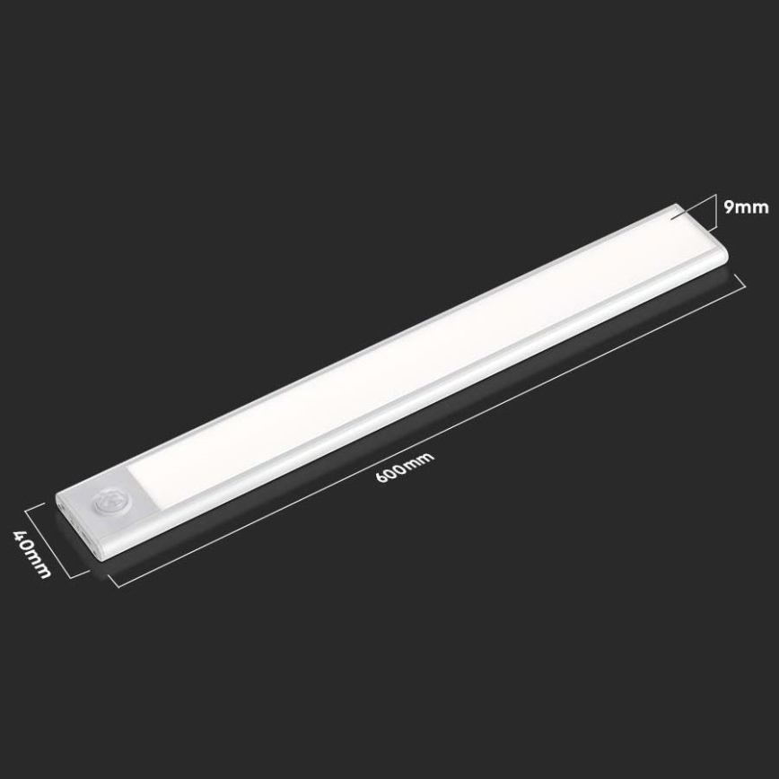 LED Keittiökaapinalusvalo anturilla LED/2,5W/5V 3000K
