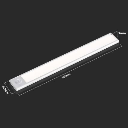 LED Keittiökaapinalusvalo anturilla LED/2,5W/5V 4000K