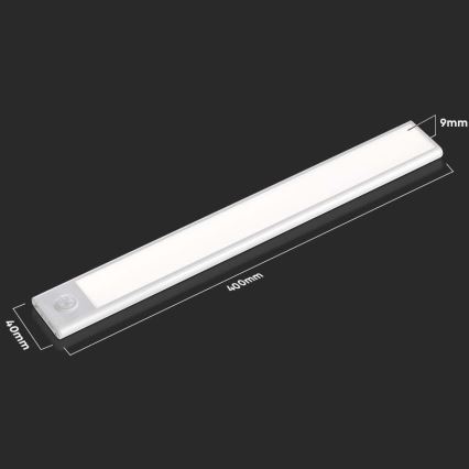 LED Keittiökaapinalusvalo anturilla LED/2W/5V 4000K