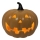 LED Keraaminen kurpitsa HALLOWEEN LED/3xLR44/lämpimänvalkoinen