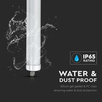LED Kestävä loistelamppu G-SERIES LED/36W/230V 6400K 120cm IP65