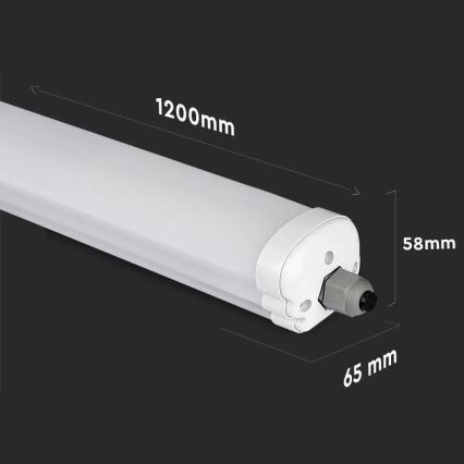 LED Kestävä loistelamppu G-SERIES LED/36W/230V 6400K 120cm IP65