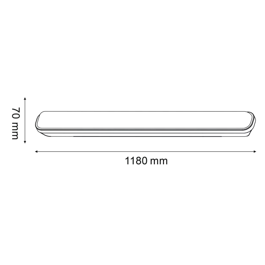 LED Kestävä loistelamppu LED/30W/230V IP65