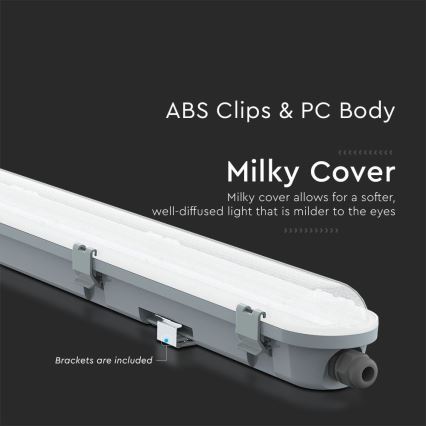 LED Kestävä loistelamppu M-SARJA LED/48W/230V 4000K 150cm IP65