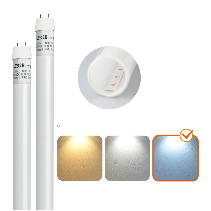 LED Kestävä loistelamppu T8 2xG13/18W/230V 6500K IP65