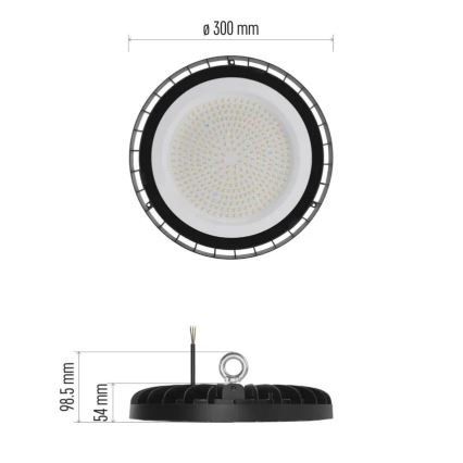 LED Kestävä riippuvalaisin High Bay LED/225W/230V 4000K IP65