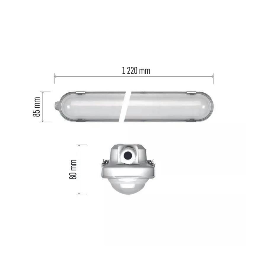 LED Kestävä valo hätämoduulilla EMERGENCY LED/40W/230V 4000K 122 cm IP66