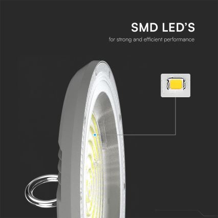 LED Kestävä valo High Bay LED/150W/230V 3000/4000/6500K IP65 ø 27,7 cm