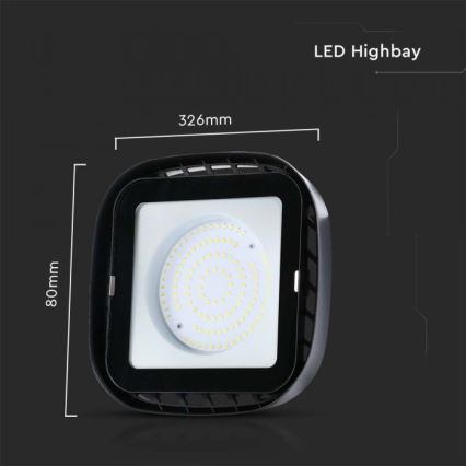 LED Kestävä valo High Bay LED/200W/230V 4000K IP65
