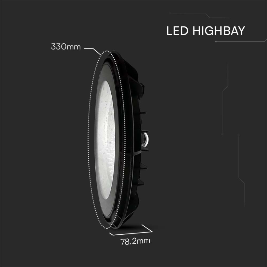 LED Kestävä valo High Bay LED/200W/230V 6500K IP65