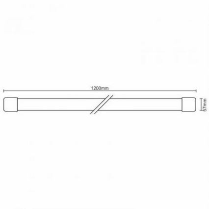 LED Kestävä valo LED/36W/230V IP40
