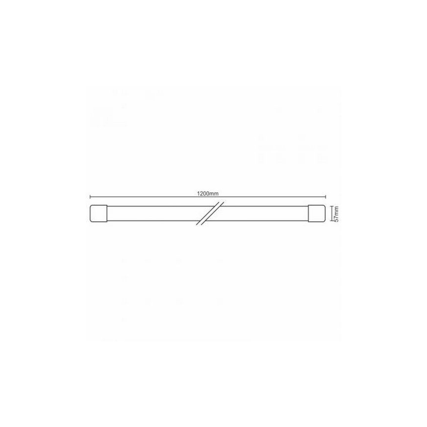 LED Kestävä valo LED/36W/230V IP40