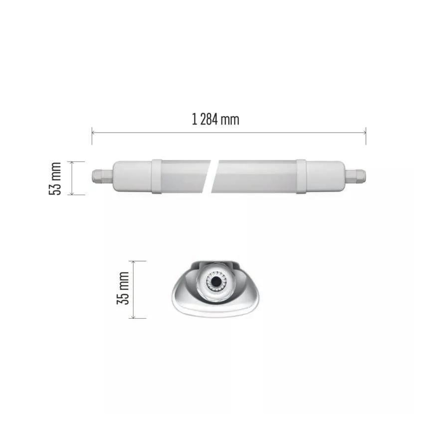 LED Kestävä valo LED/37W/230V IP65 4000K