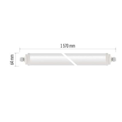 LED Kestävä valo LED/51W/230V IP65 4000K 157 cm