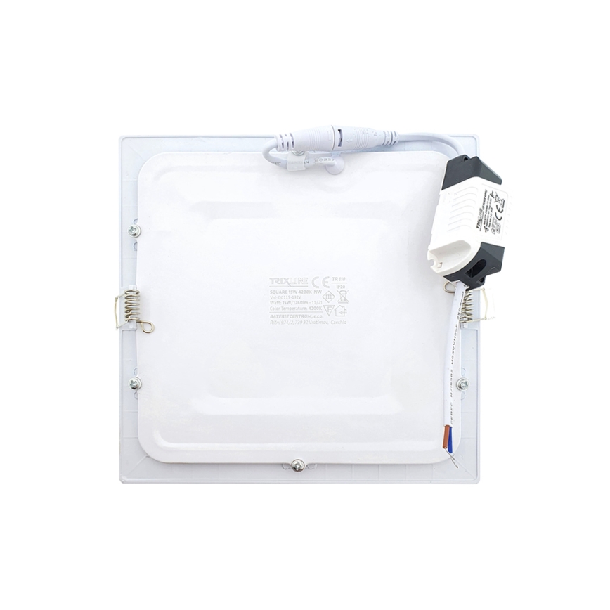 LED Kiinteä kattovalo SQUARE LED/15W/230V 4200K