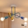 LED Kiinteä lasten kattokruunu OXFORD 3xE27/15W/230V