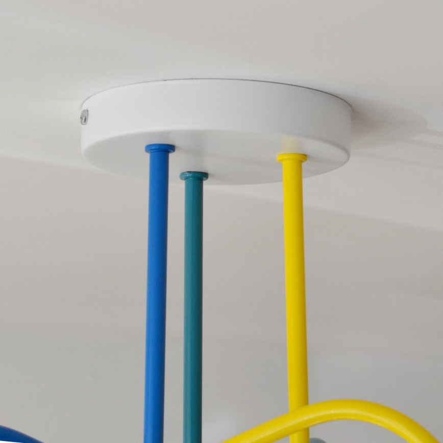 LED Kiinteä lasten kattokruunu OXFORD 3xE27/15W/230V
