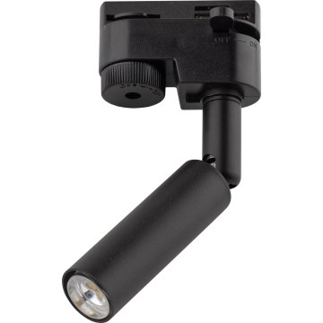 LED-kohdevalaisin 1-vaiheiselle kiskojärjestelmälle LAGOS 1xG9/3W/230V musta