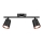 LED-kohdevalaisin 2xLED/5W/230V 4000K musta