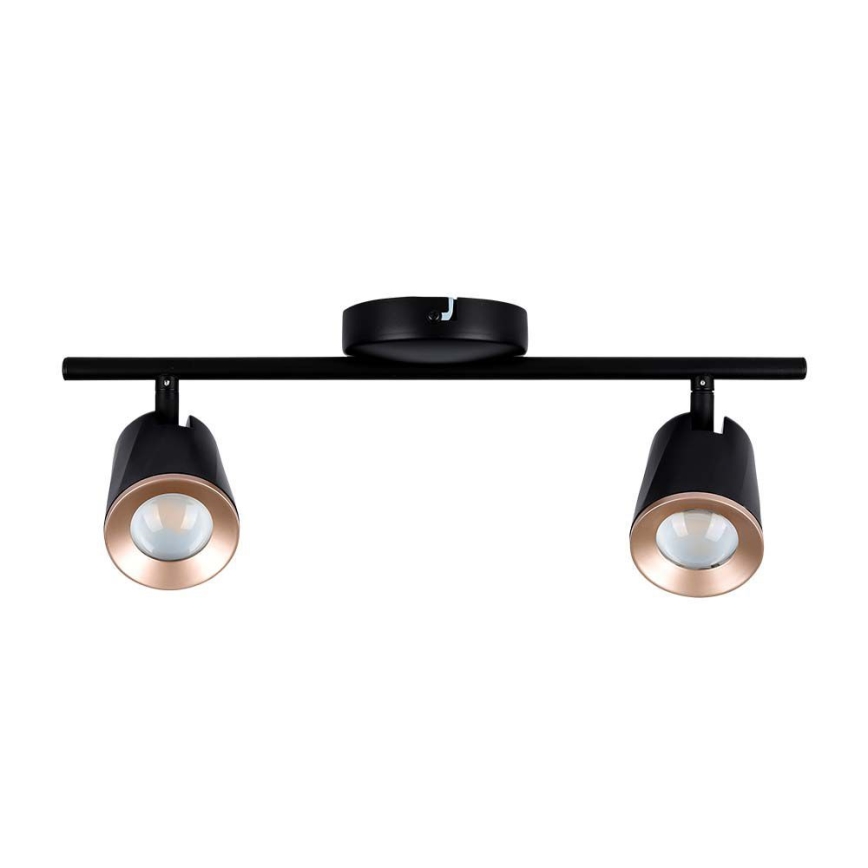 LED-kohdevalaisin 2xLED/5W/230V 4000K musta