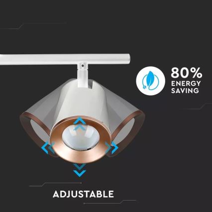 LED-kohdevalaisin 2xLED/6W/230V
