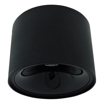 LED-kohdevalaisin 9 W, 230 V, halkaisija 9 cm, musta
