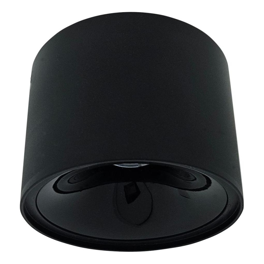 LED-kohdevalaisin 9 W, 230 V, halkaisija 9 cm, musta