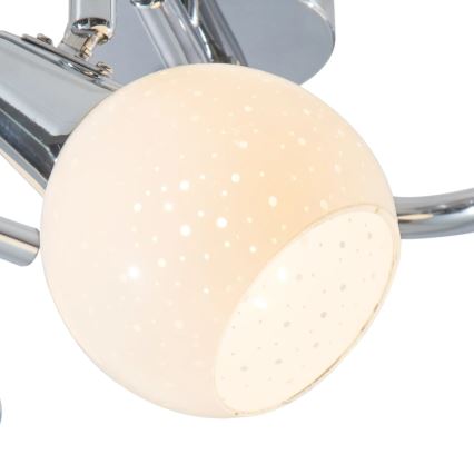 LED-kohdevalaisin DOXY 3xE14/4W/230V kiiltävä kromi
