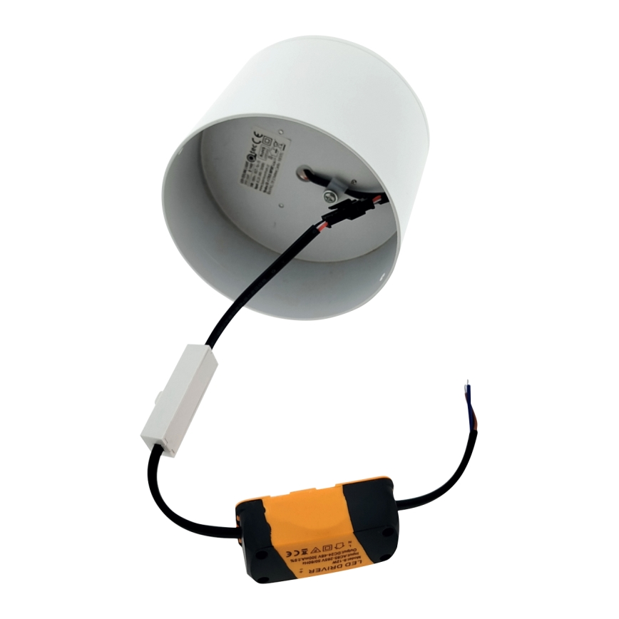 LED-kohdevalaisin LED/10W/230V 3000/4000/6400K halkaisija 12 cm valkoinen