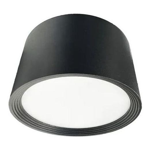 LED-kohdevalaisin LED/12W/230V 4000K halkaisija 10 cm musta