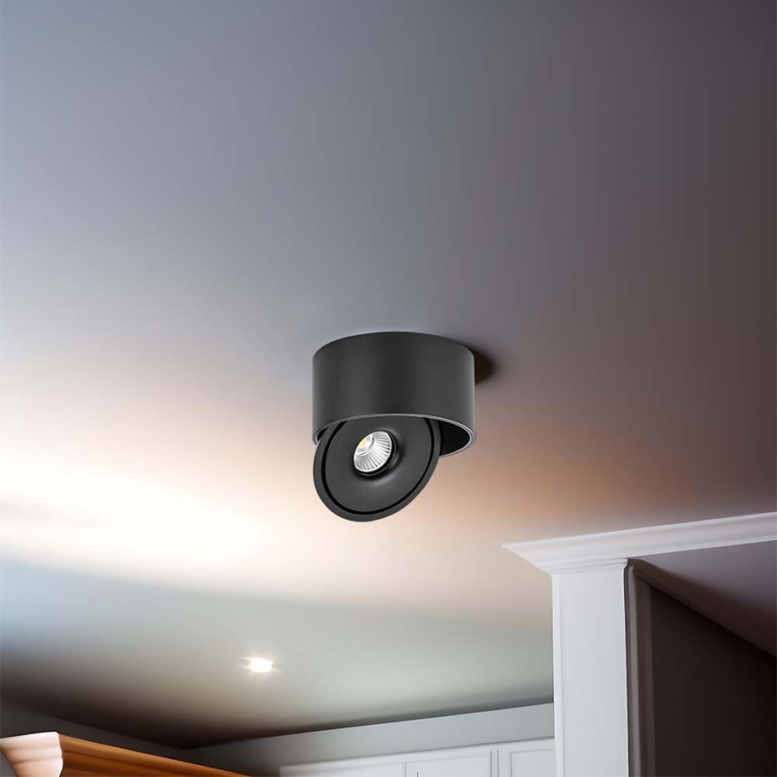 LED Joustava kohdevalo LED/20W/230V 3000/4000/6400K CRI 90 musta