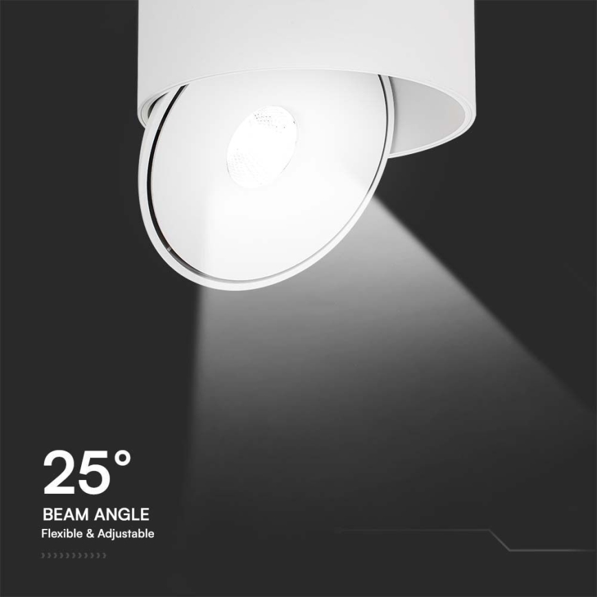 LED Joustava kohdevalo LED/20W/230V 3000/4000/6400K CRI 90 valkoinen