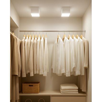LED-kohdevalaisin LED/5W/230V 3000/4000/6400K 7,5x7,5 cm valkoinen