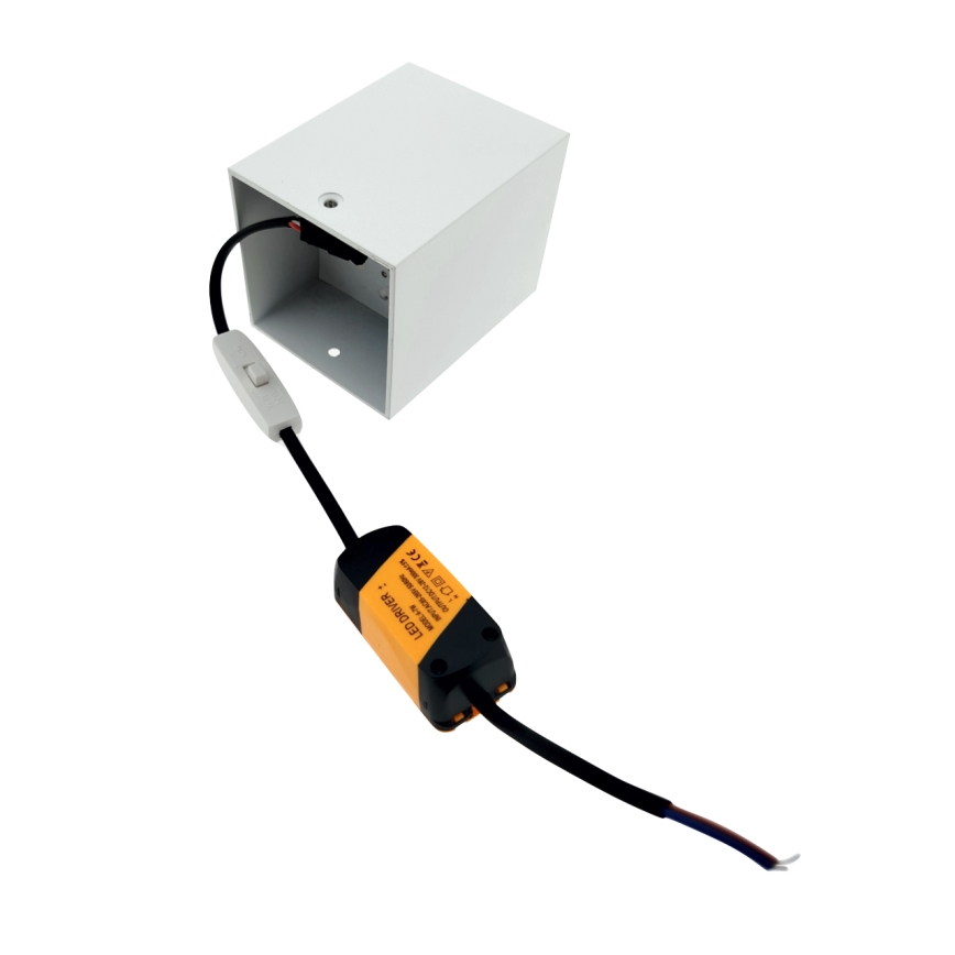 LED-kohdevalaisin LED/5W/230V 3000/4000/6400K 7,5x7,5 cm valkoinen