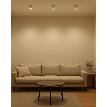 LED-kohdevalaisin LED/5W/230V 3000/4000/6400K halkaisija 7,5 cm valkoinen
