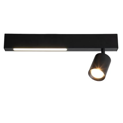 LED-kohdevalaisin MAGNET LED/5W/230V + 1xGU10/60W 3000/4000K musta