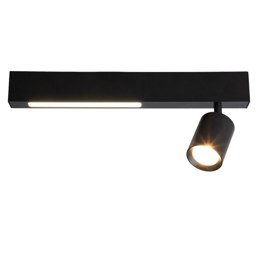 LED-kohdevalaisin MAGNET LED/5W/230V + 1xGU10/60W 3000/4000K musta