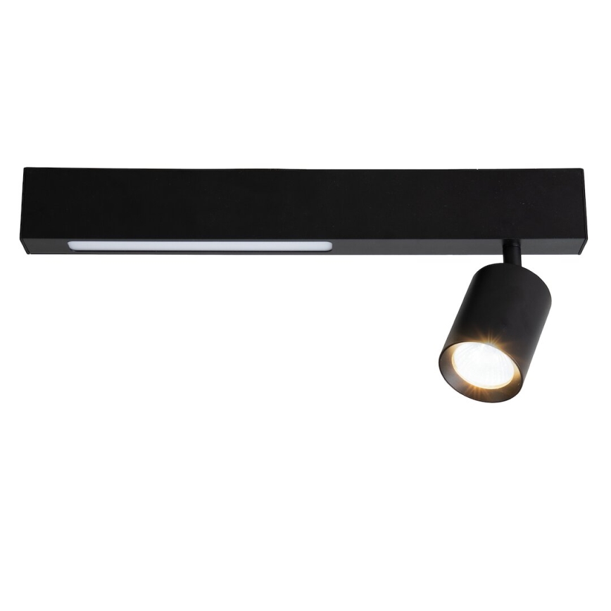 LED-kohdevalaisin MAGNET LED/5W/230V + 1xGU10/60W 3000/4000K musta