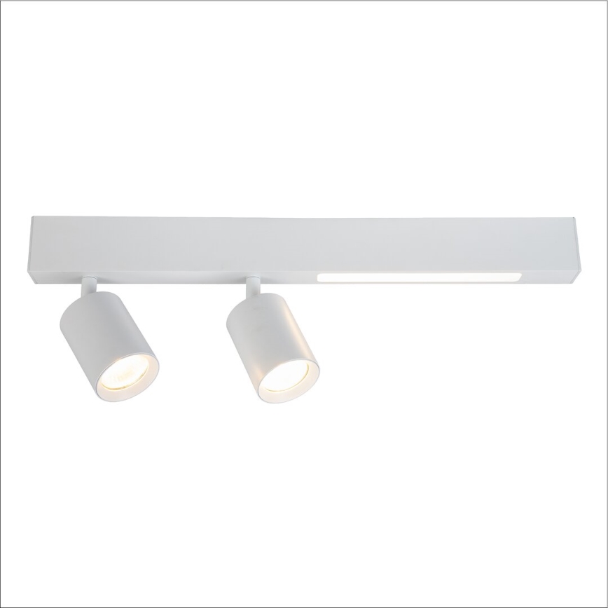 LED-kohdevalaisin MAGNET LED/5W/230V + 2xGU10/60W 3000/4000K valkoinen