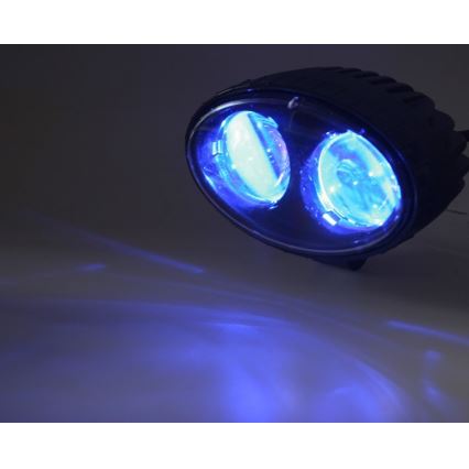 LED-kohdevalaisin sininen STRUM LED/10W/10-80V IP67 6000K