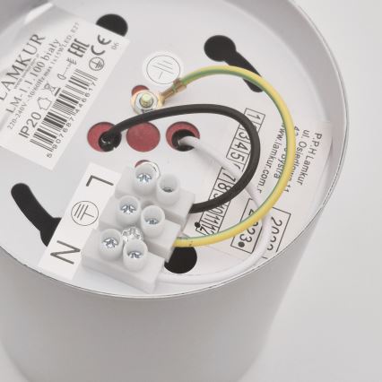 LED-kohdevalaisin TACO 1xE27/15W/230V valkoinen