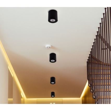 LED-kohdevalaisin TUBA 1xGU10 / 5W / 230V 2700K musta