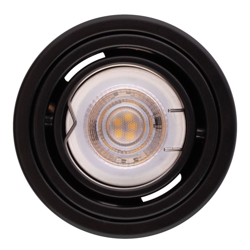 LED-kohdevalaisin TUBA 1xGU10 / 5W / 230V 2700K musta