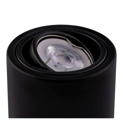 LED-kohdevalaisin TUBA 1xGU10 / 5W / 230V 2700K musta