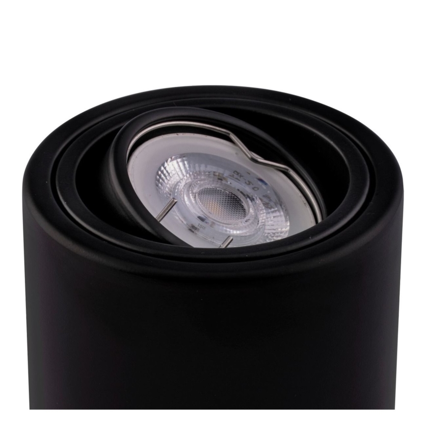 LED-kohdevalaisin TUBA 1xGU10 / 5W / 230V 2700K musta