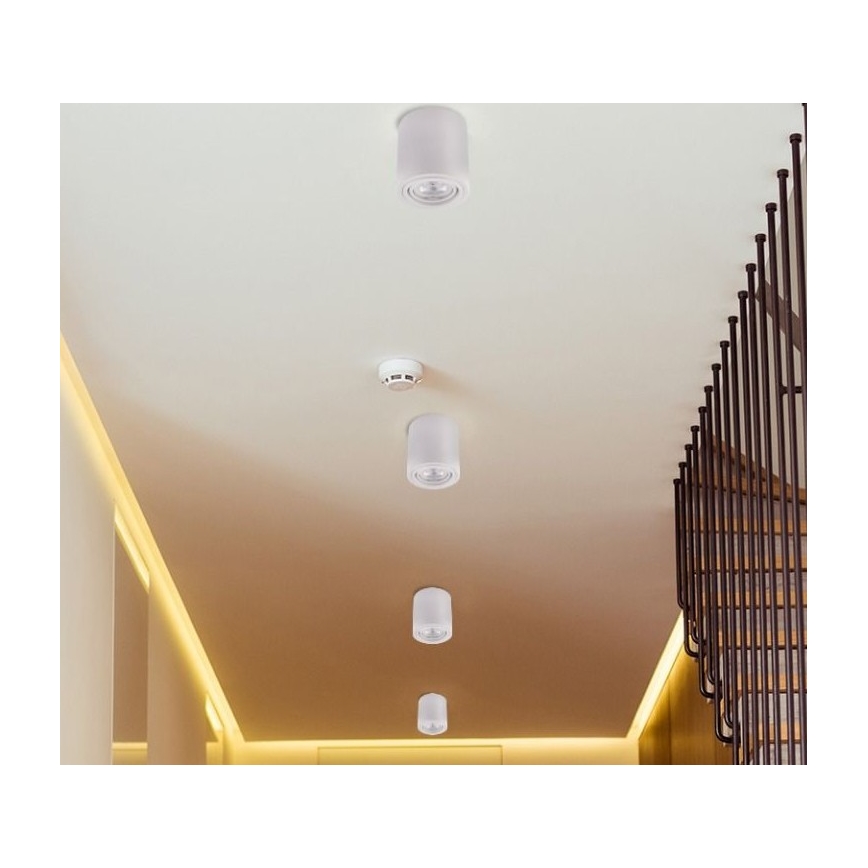 LED-kohdevalaisin TUBA 1xGU10 / 5W / 230V 2700K valkoinen
