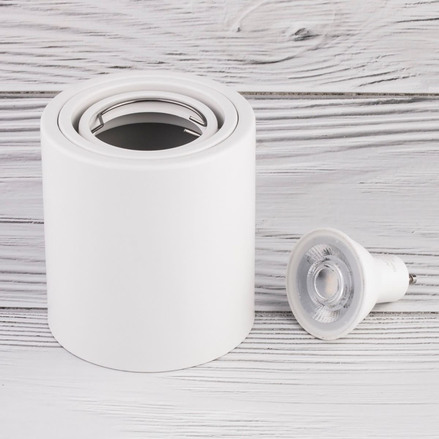 LED-kohdevalaisin TUBA 1xGU10 / 5W / 230V 2700K valkoinen