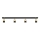 LED-kohdevalaisin TUBSSON 4xGU10/4,8W/230V musta/kulta
