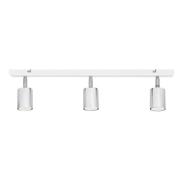 LED-kohdevalaisin TUNE 3xGU10/4,8W/230V mattakromi/valkoinen